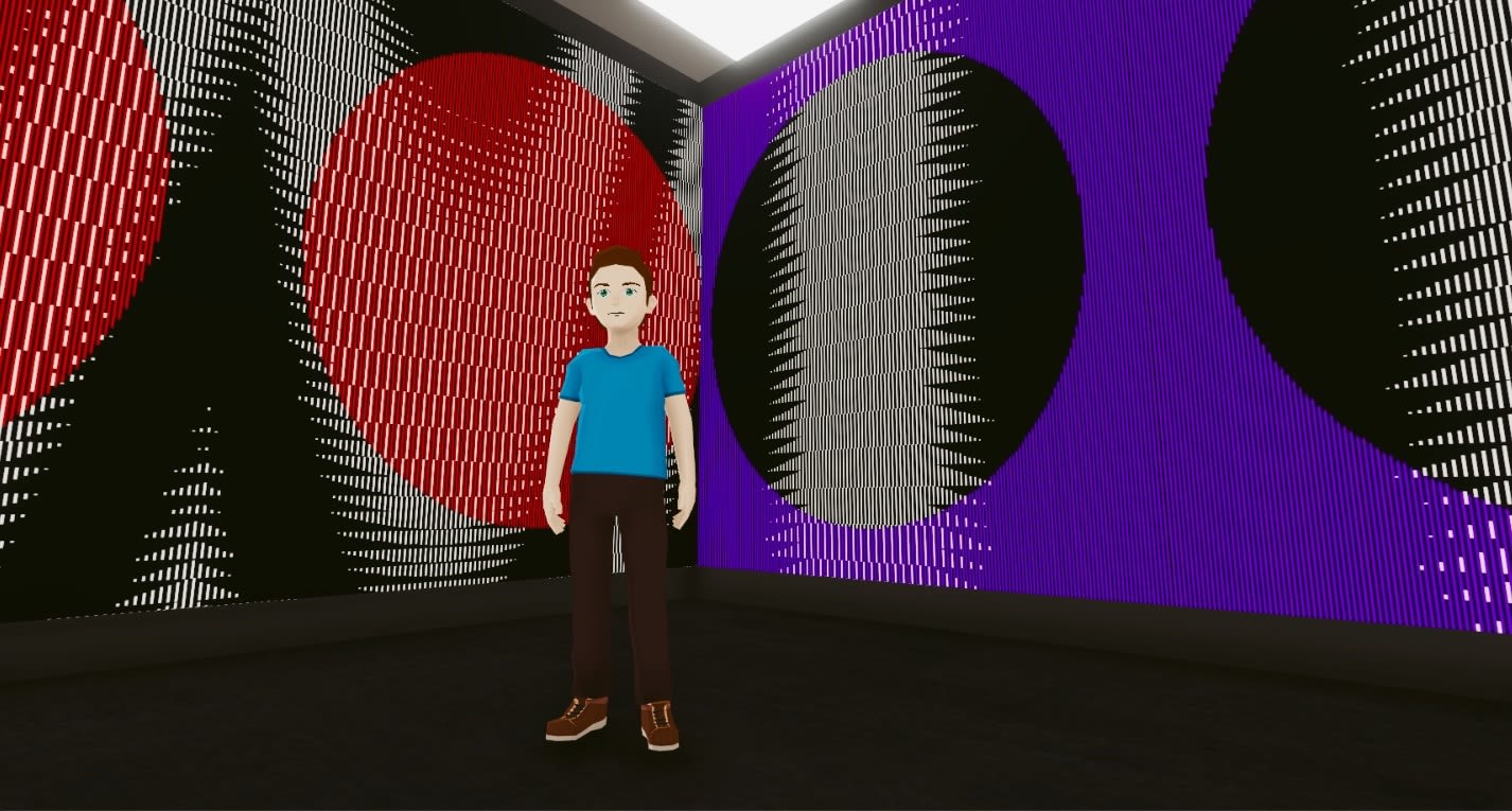 Virtual art exibition at the Museum of Contemporary Digital Art